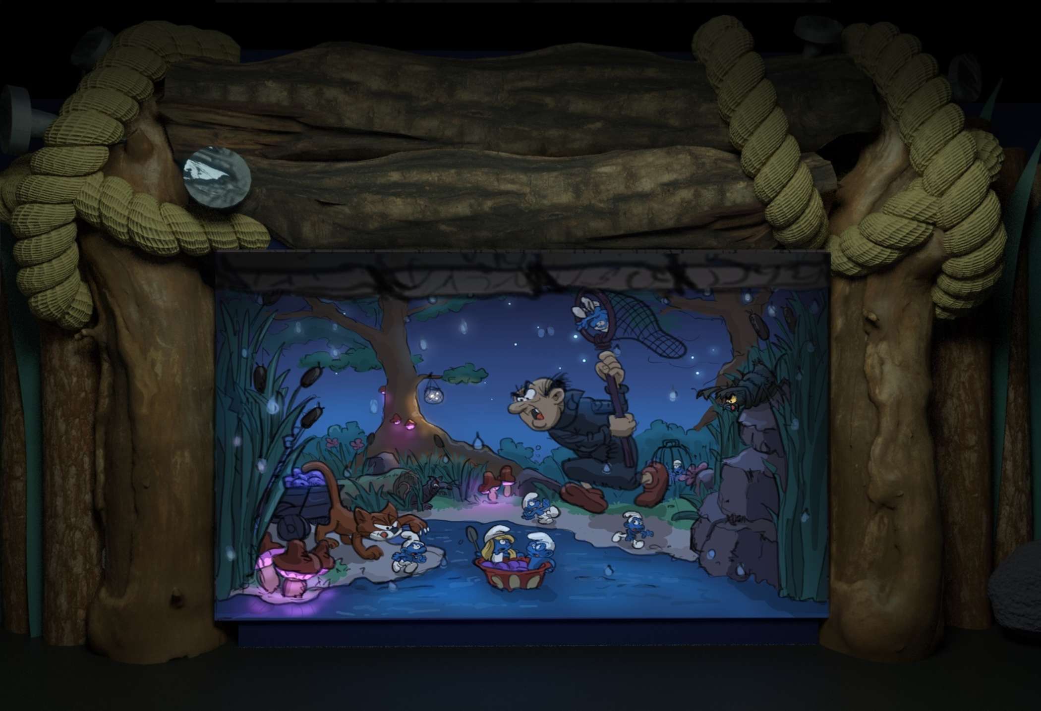 The Smurfs Concept Design Scene 2 Game